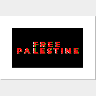 Free palestine Posters and Art